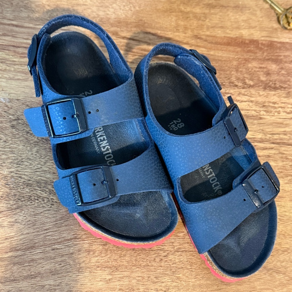 Birkenstock Blue Sandals with Adjustable Straps